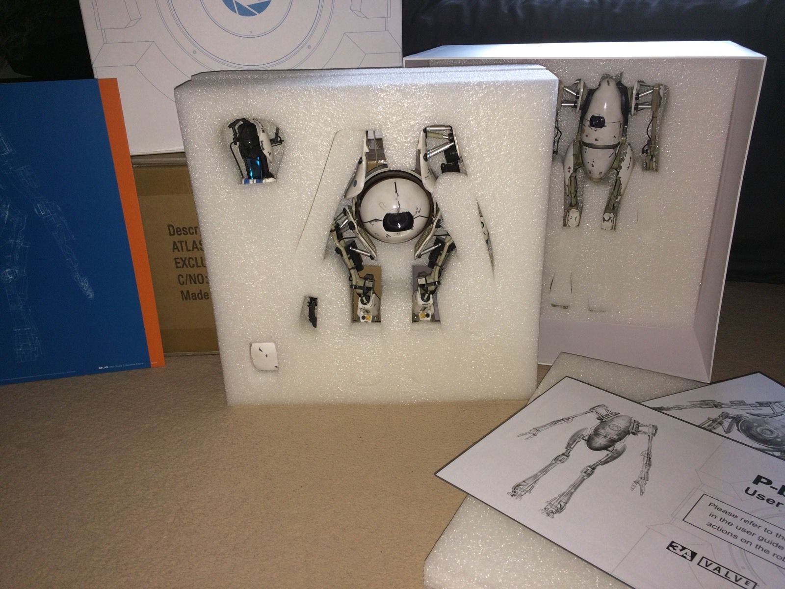 Portal Atlas & P-body (ThreeA) Statues