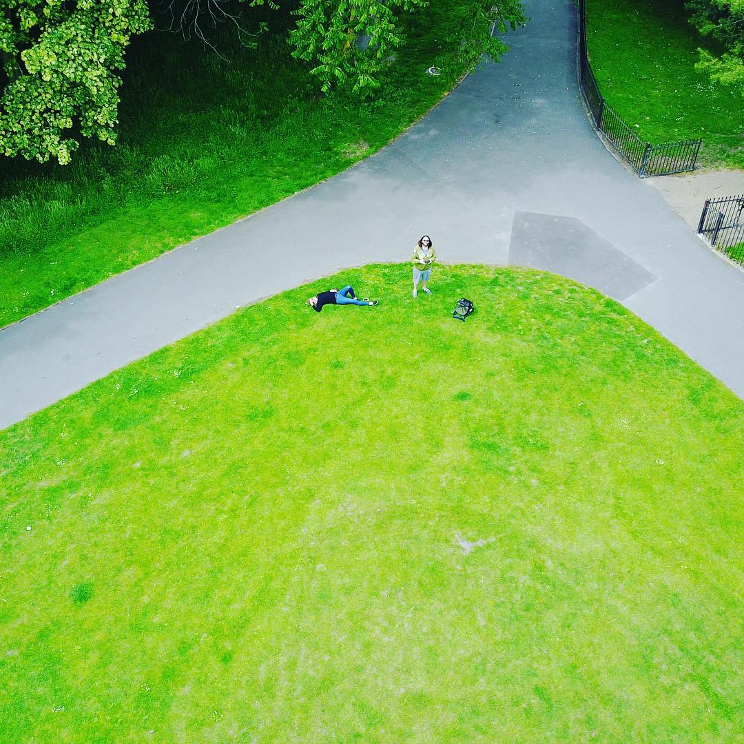 Playing with the drone last weekend, it was my first time testing the Mavic Pro