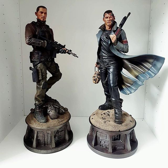 Got me a great deal on these Sideshow Terminator Salvation ¼ scale statues, Connor and Marcus