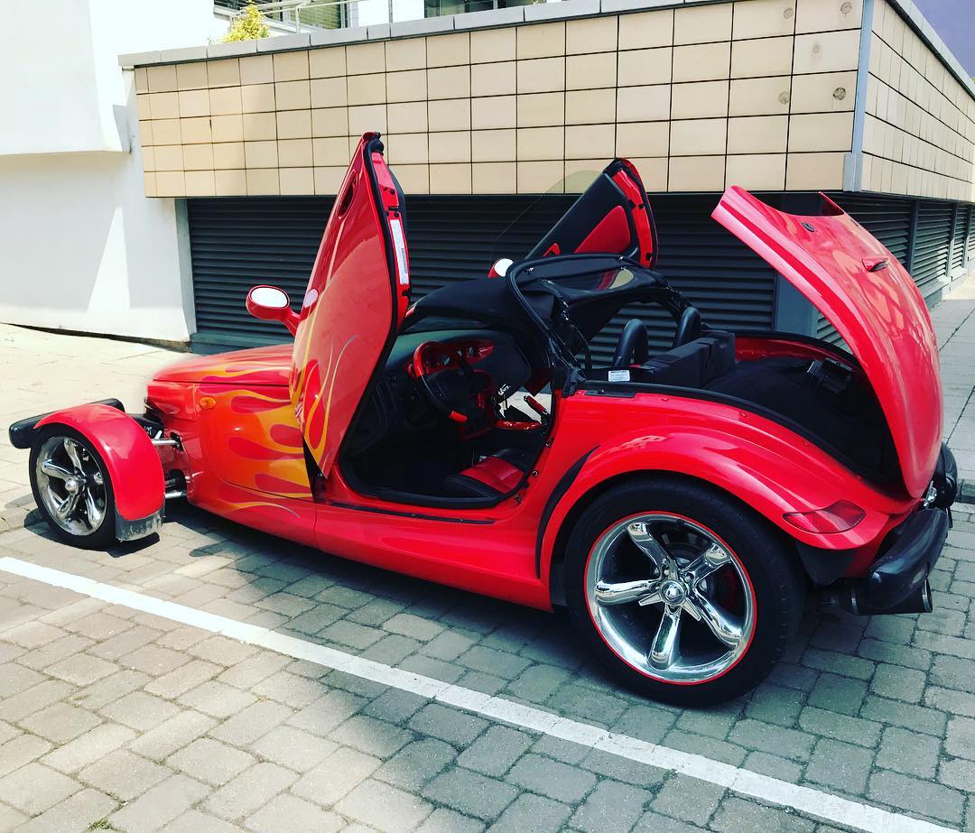 A different view of the car …