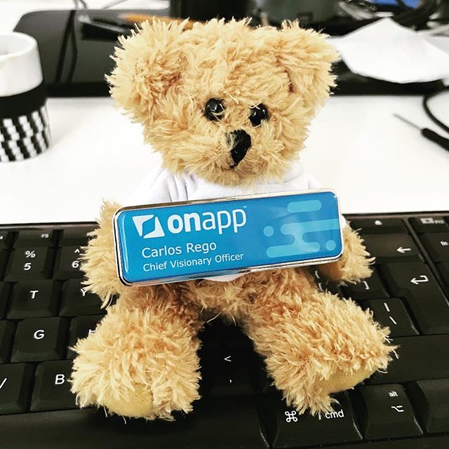 Our new name tags for industry events have arrived, not bad 👍 #OnApp