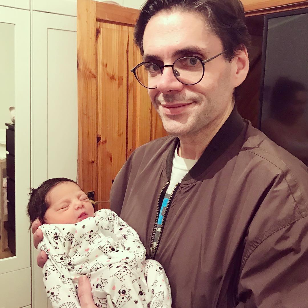 Me and my granddaughter Catarina, such a beautiful little thing, feels strange to be a granddad, but it’s all part of growing old
