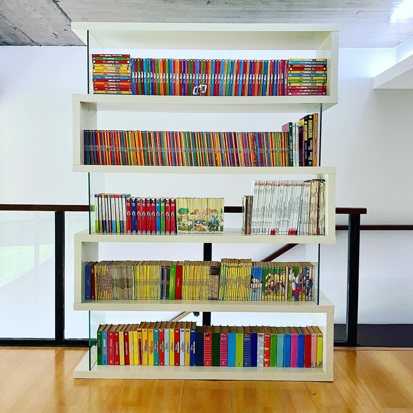 Comics are all sorted out and put on its place