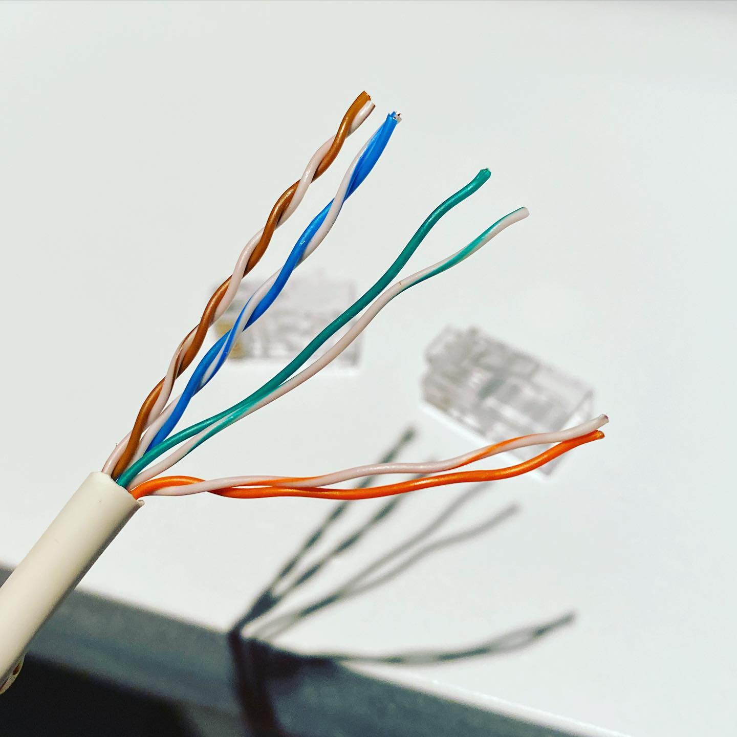 Here is something I have not done in over a decade! #networkcable