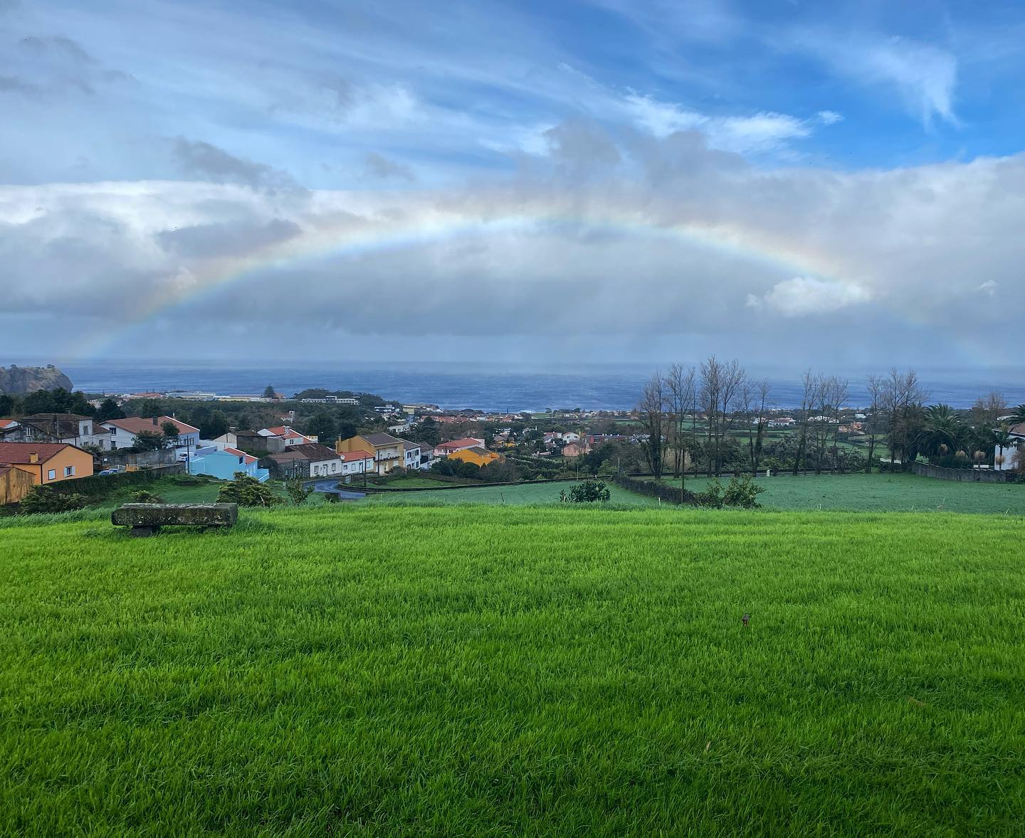 We got a rainbow  today