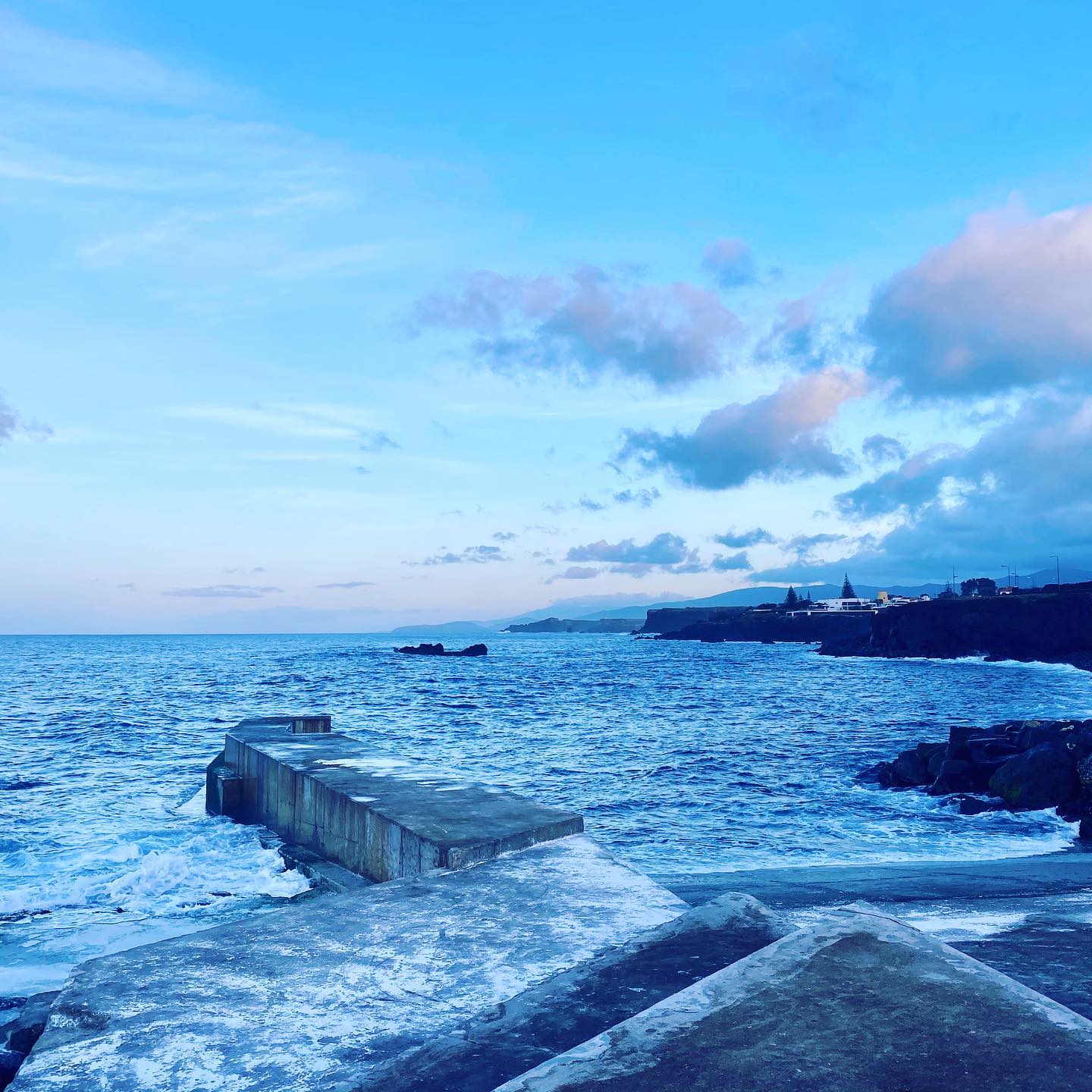 Poços de São Vicente no final da tarde