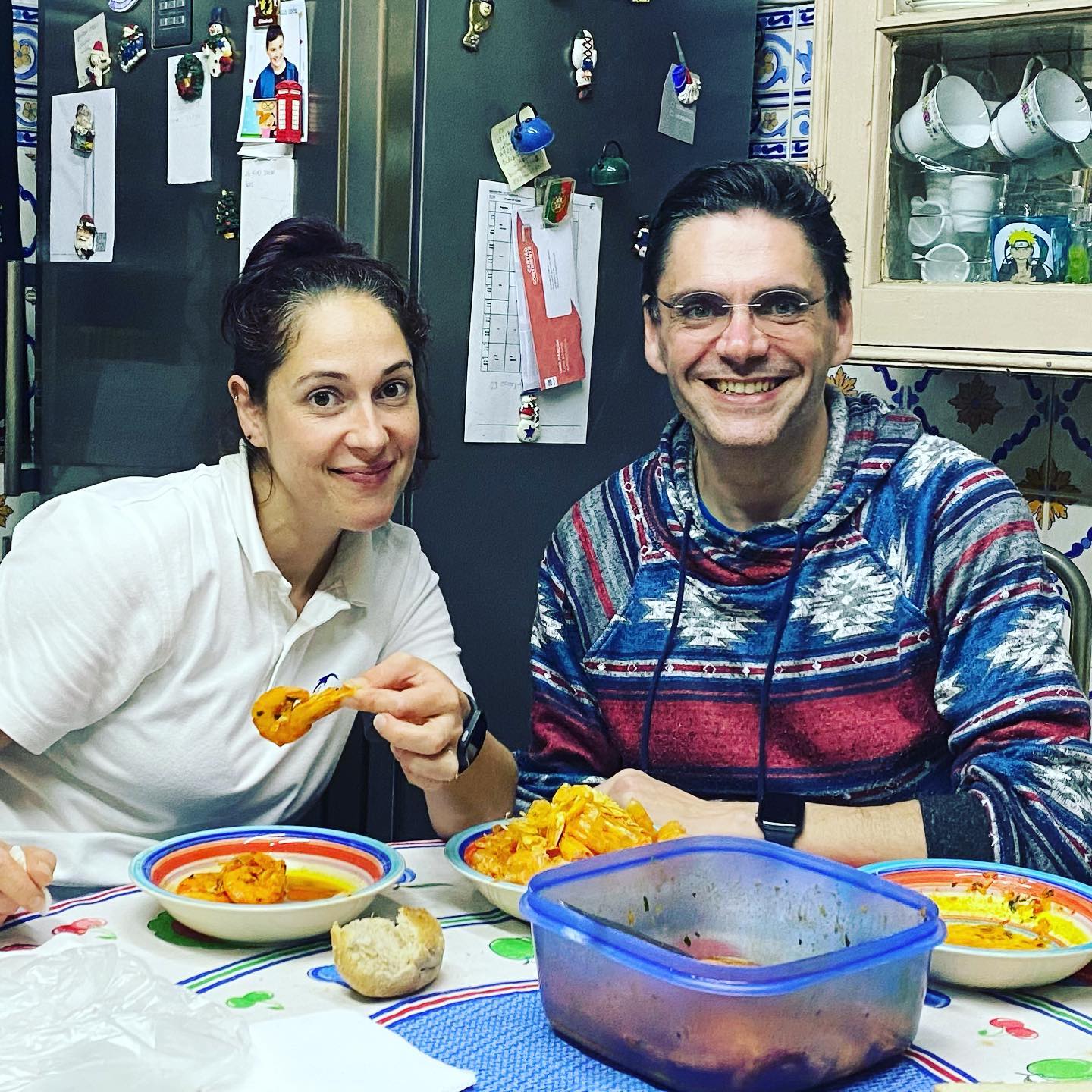 Noite de camarão , oferta dos tios 🥳