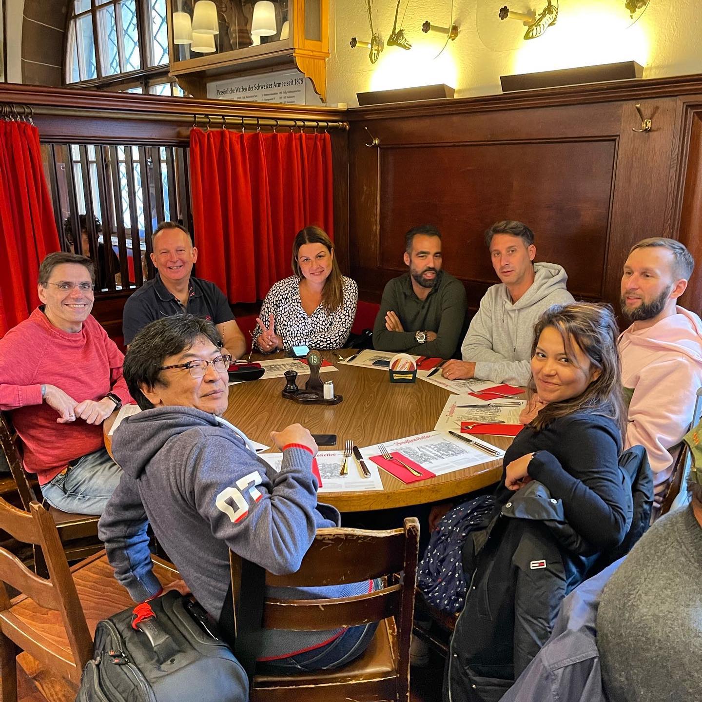 Lunch in Zürich before we headed to airport, great sessions here 🇨🇭