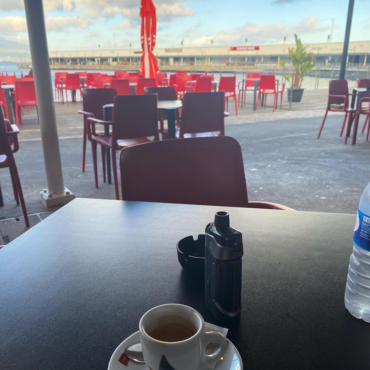 Enjoying an expresso after a very very long day, time to wind down a little