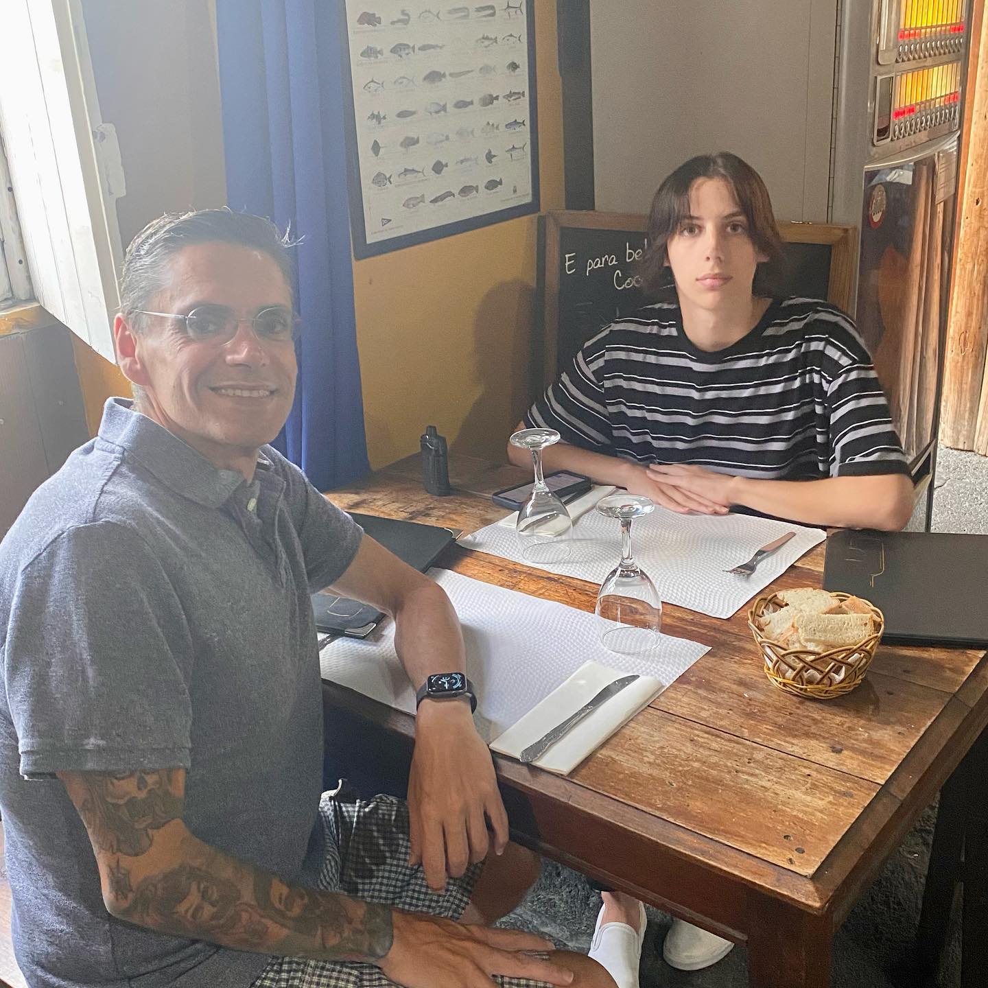 Just the two of us tonight for dinner celebrating her birthday 🥳