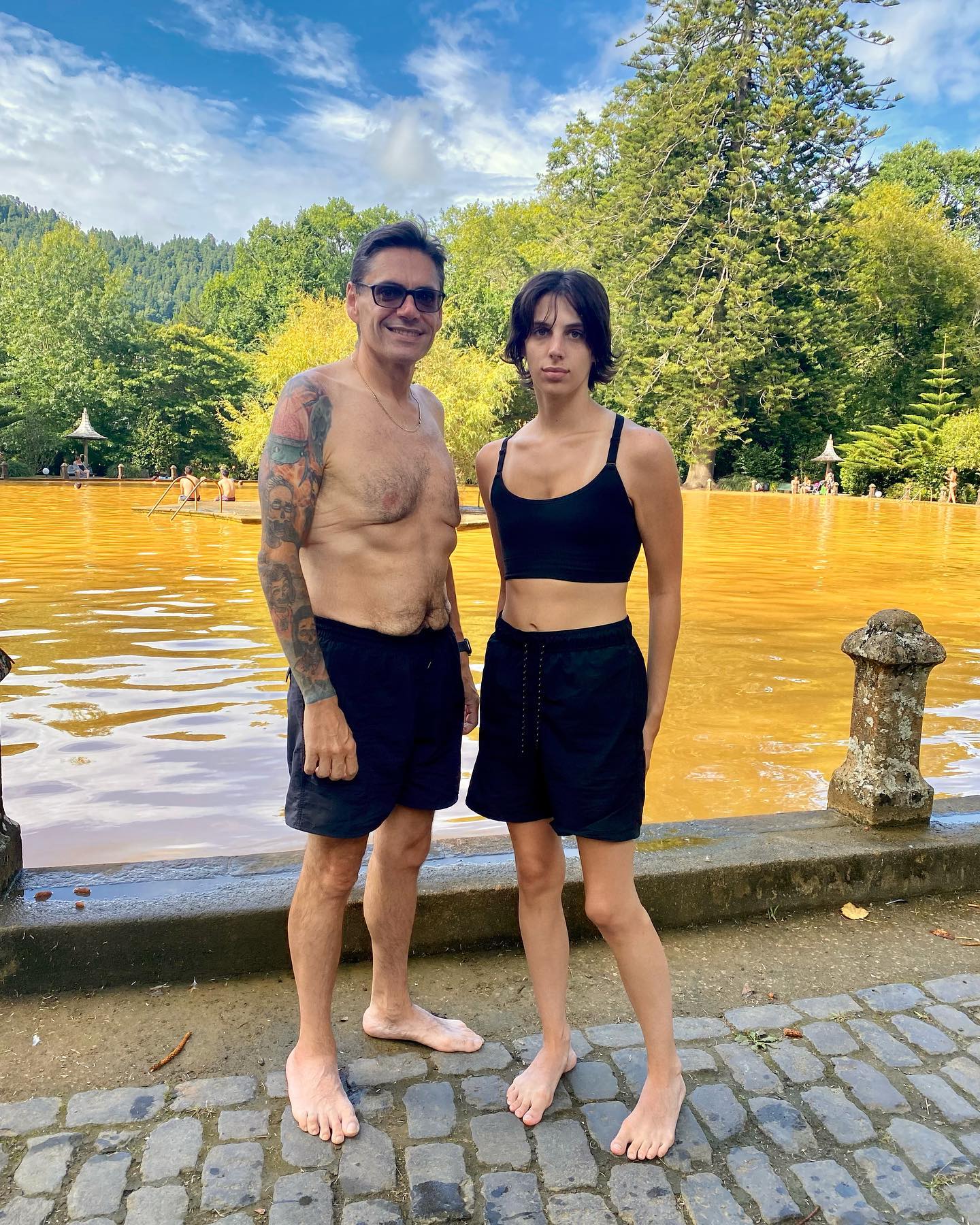 Hot springs with my baby