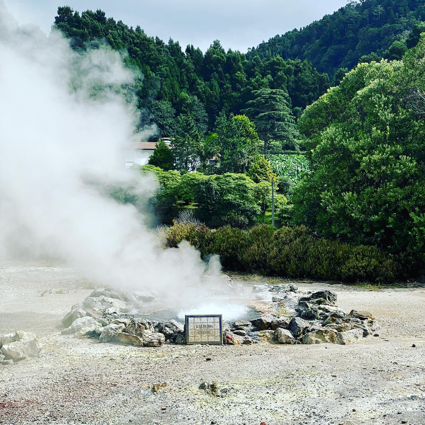 Hot springs at Furnas
