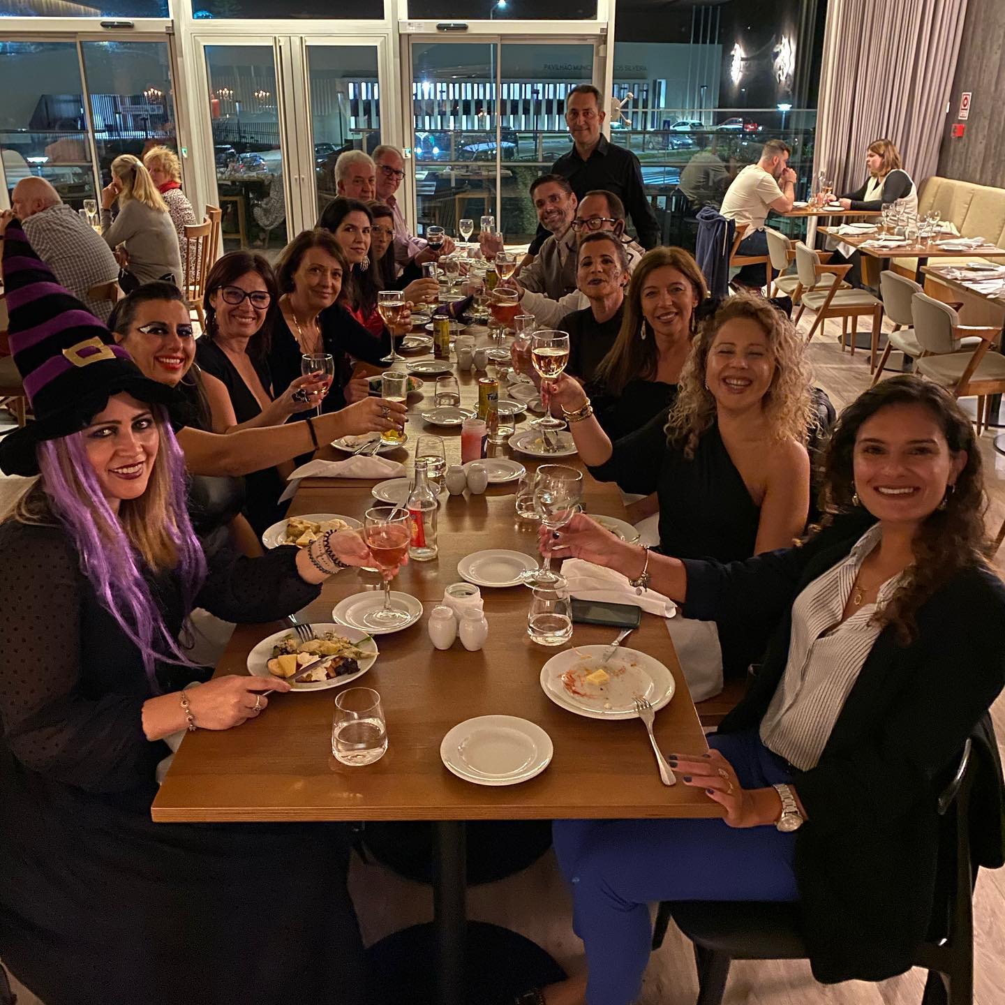 Halloween dinner with friends