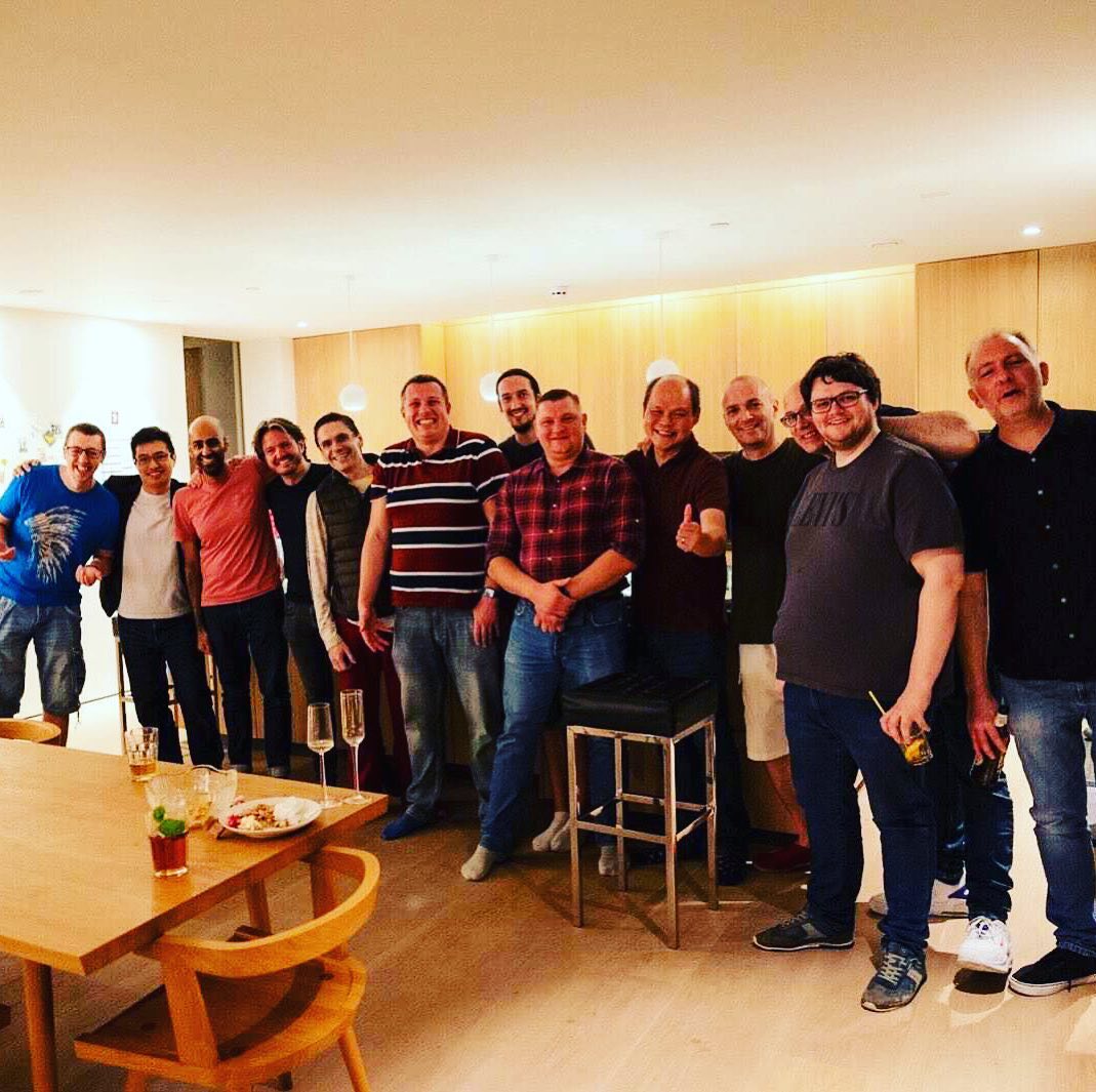 A week or so ago, a few of the guys from the @OnApp team got together, many are no longer with the company, but remain good friends, it was awesome to see everyone !, we even had a few that flew in from UA and DK 😀