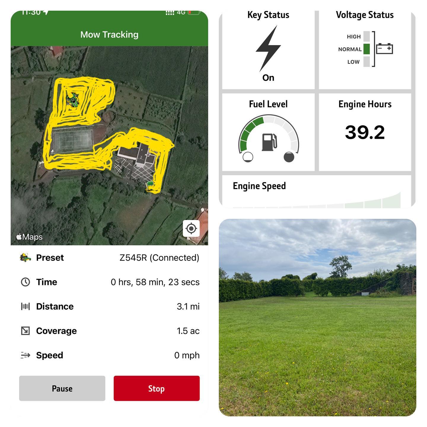 Ok now we talking !! Tracking the mower area with GPS and mower consumptions with Bluetooth !!, do I need it ? … No .. is it fun ? Yeah !! … yep I need to get a life !!
