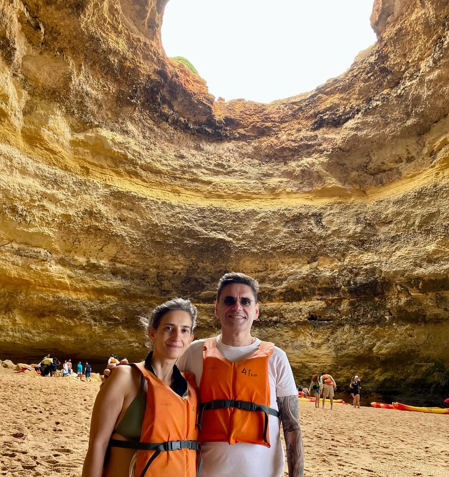 Kayaking to the Benagil caves has been allot of fun