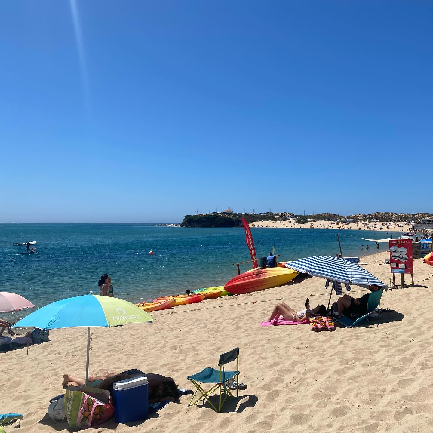 Fist time at the beach this year, we decided to go to Vila Nova de Milfontes… awesome but damm the water is cold !!!